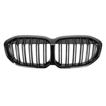 Grill Mesh 2020-IN Glossy Black Front Bumper Grille for F40