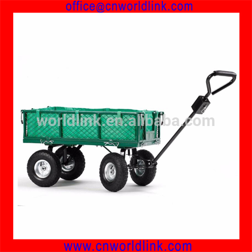 Heavy Duty 300kgs Steel Flower Garden Trolley