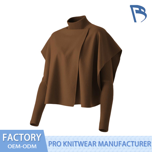 Top bersatu wanita coklat gelap bergaya