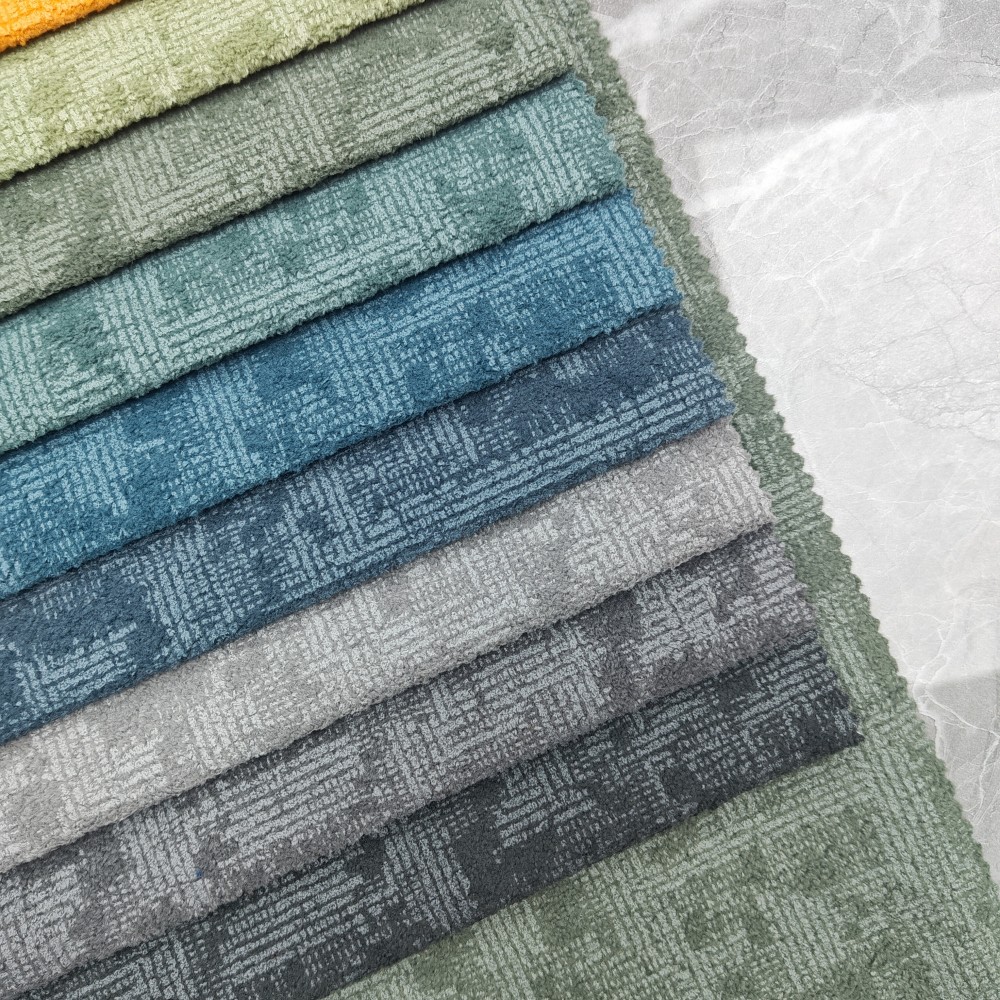 Medium Weight Textured Weave Velvet Fabric