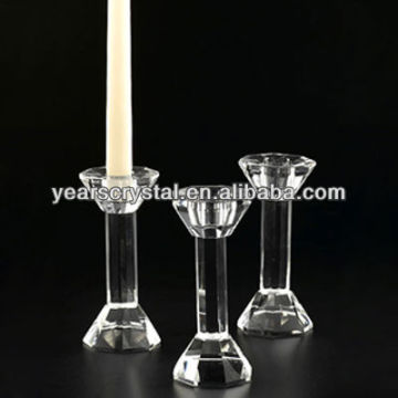 crystal tabletop candlestick