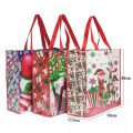 Print Non Woven Shopping Christmas Fabric Gift Bags