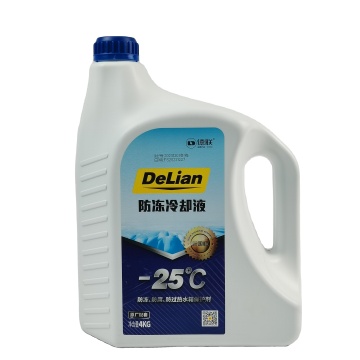 High-Quality Ethylene Glycol Antifreeze Coolant -25°C, 4L (Red/Green)