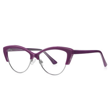 Purple Cat Eye Optical Frame