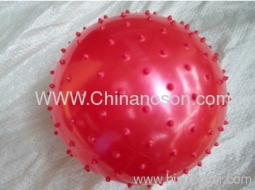 Red Pvc 14cm 35-40g Massage Ball 
