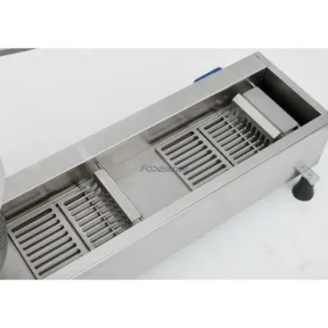 Commercial Automatic Donut Making Machine 2 Rows Auto Doughnut Maker with 3 Sizes Moulds Stainless Steel Auto Donuts