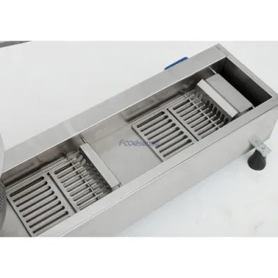 Commercial Automatic Donut Making Machine 2 Rows Auto Doughnut Maker with 3 Sizes Moulds Stainless Steel Auto Donuts