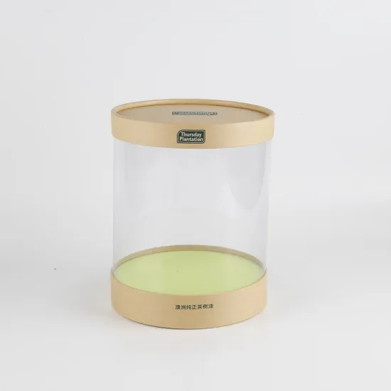 Customized Kraft Paper Oil Food Packaging Tube Box