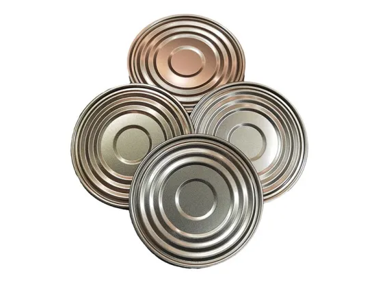 Easy-tear food can lid