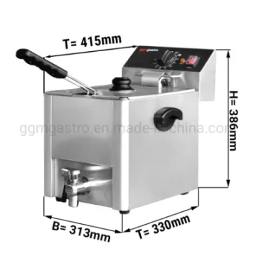 OEM Commercial Kitchen Equipment Electric Fryer 8 Liters