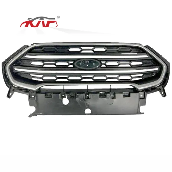 Front Upper Grill Auto Parts - Chrome ABS Bumper Grille for Ford Ecosport 2018