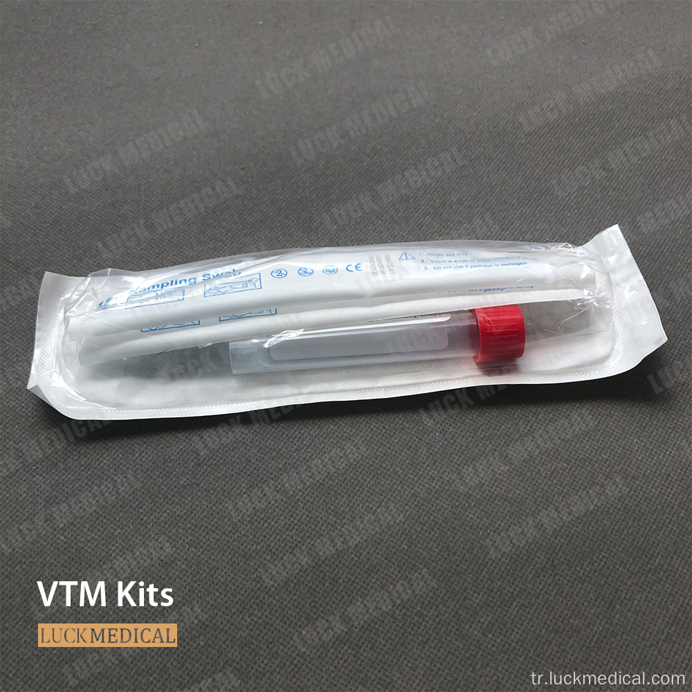 Virüs Taşıma Kiti UTM Kurtarıcı Tek Kullanım Olmayan VTM FDA