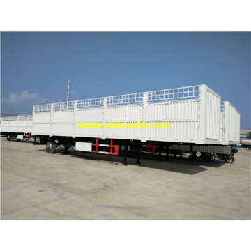 Remolques furgón con caja de 40 toneladas Tri-axle