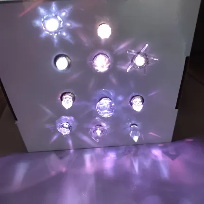 RGBW LED Fiber Optic Star Ceiling Crystal End Fitting