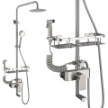 Wall-Mounted Shower System Brushed Shower Faucet Sets