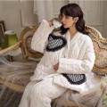 women's three layer fleece pajamas