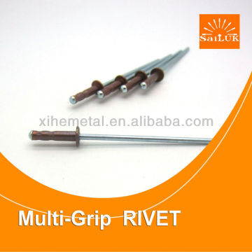 TIPO MULIGRIP in acciaio inossidabile colore Rivet pop