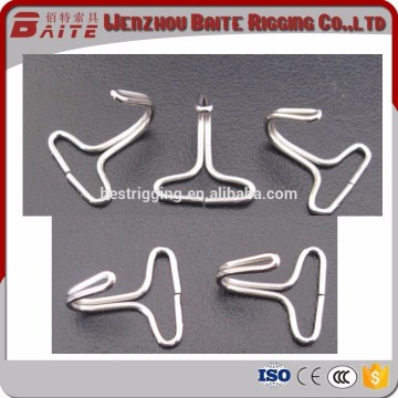 Double Steel flat J U S Shape Hanging Hooks