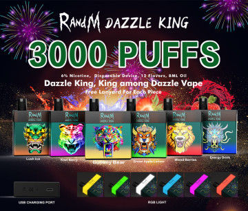 2022 RandM Dazzle King Disposable Vape 10pcs/pack