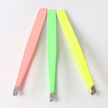 Hot Sale Basic Style Cheap Color Eyebrow Tweezers