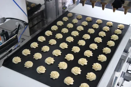 Industrial Machinery for Making Biscuits: Sweet Almond Crispy Cookies Machine