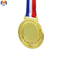 Custom blank gold metal medals online