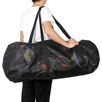 Free Sample Collapsible Mesh Duffle Bag with Exterior Waterproof Pocket" could be shortened to:

"Collapsible Mesh Duffle Bag with Waterproof Pocket - Free Sample