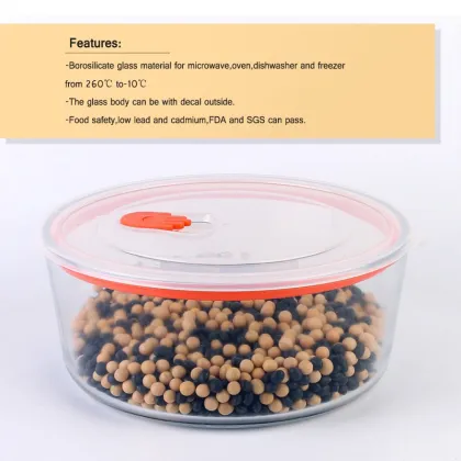 Hot-sale Eco-Friendly factory outlet clear Pyrex glass oven casserole with lid