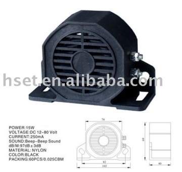 2015 new Product 10-48V reversing alarm mining Vehicle Truck Safety Equipment Chile