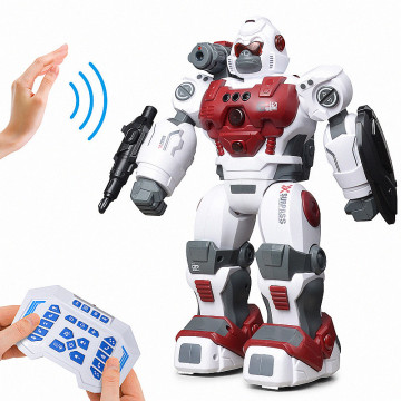 Flytec 2.4GHz Intelligent Remote Control Gorilla Robot Toy with Gesture Sensing, Programmable Simulation Flame Spray Function