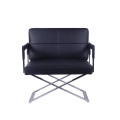 Stylish Leather Aster X Easy Chair