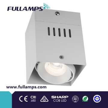 Fullamps single head 10W cob LED grille light office surface ceiling grille light