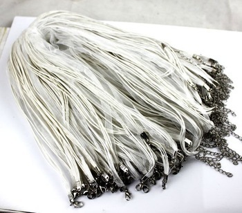 fashion white organza pendant necklace strings JP052