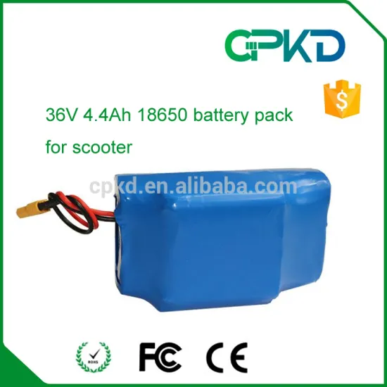 36v 4.4Ah 18650 li ion battery pack for scooter