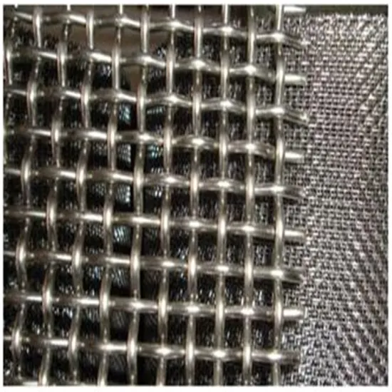 Galvanized Plain Weave Wrapped Edge Wire Mesh