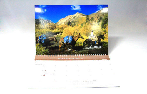 Art Paper Colourful Personalized Calendar Printing For Hanging Wall