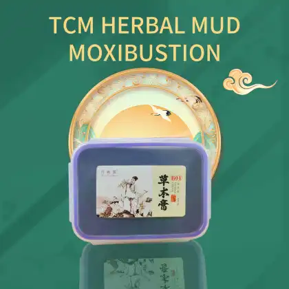 Natural Organic Oil Control Moisturizing Cleansing Body Care Chinese Mud Moxibustion