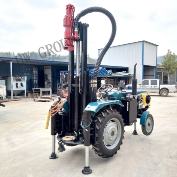 Deep Geological Tractor-Mounted Water Well Drilling Rig Search Engine