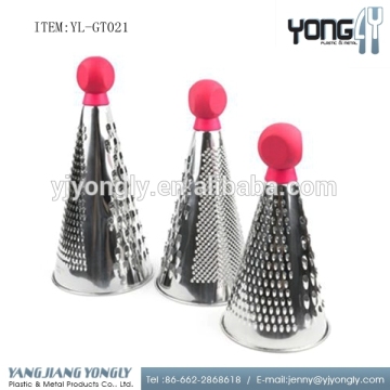 Stainless steel conical multi-blade vegetable grater