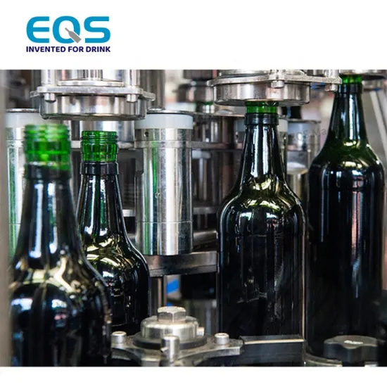 High Speed 1500BPH Beer Glass Aluminum Crown Washing Filling Capping Machine