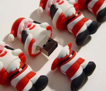 Cześć!-Szybkość Santaclaus Pvc Mini 4gb / 8gb/16 gb Oem, Odm dysków Usb Flash