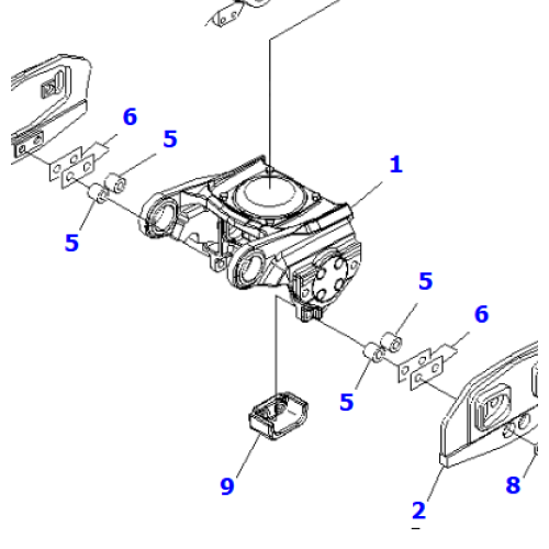 17A-30-00930 17A-30-46202 17A-30-46121 BOGIE ASS FOR D155-6