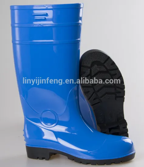 Stab Resistant PVC Material Steel Toe Rain Boots