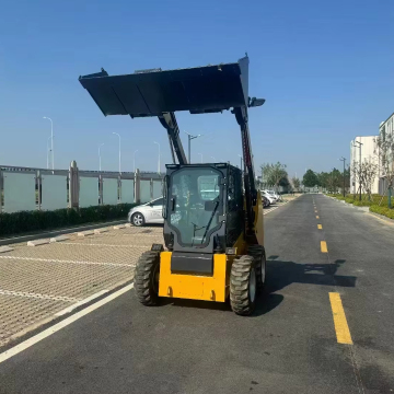 2024 New Design 0.8ton Hydraulic Backhoe Loader 4x4 Mini Wheel Loader