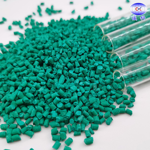 Masterbatch 410 azul esverdeado para aplicações em plástico