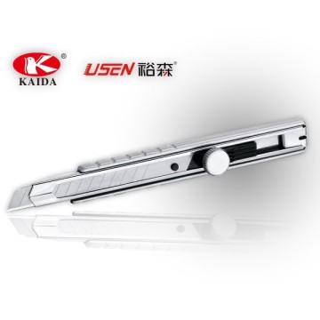 9mm Snap Off Blade Zinc alloy twist lock cutter knife