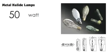 50W ED28 E39 metal halide bulb