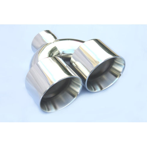 Dual Round Exhaust Tips for Auto car