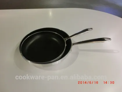 Polished press frying pan / aluminum frying pan