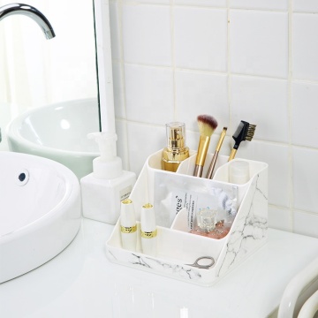 Elegant PS Dresser Cosmetic Brushes Lipstick Storage Holder Bilik Mandi Plastik Plastik Penganjur Makeup